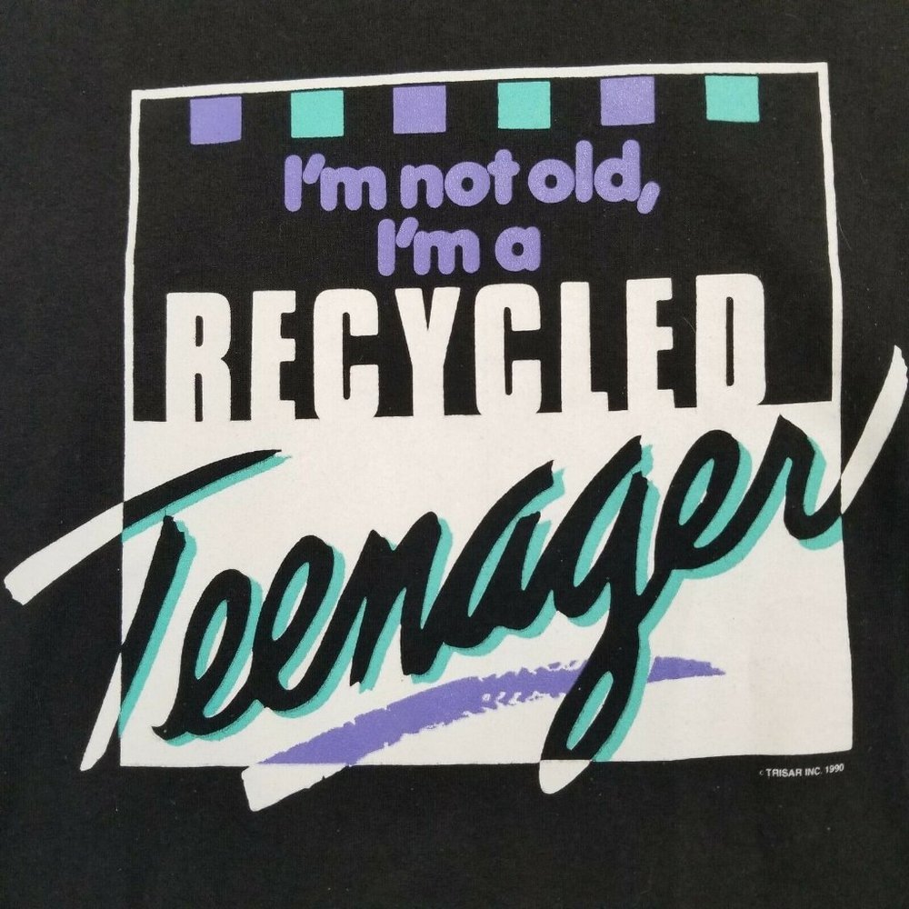 Vintage 1990 Funny Saying Graphic Crewneck Shirt